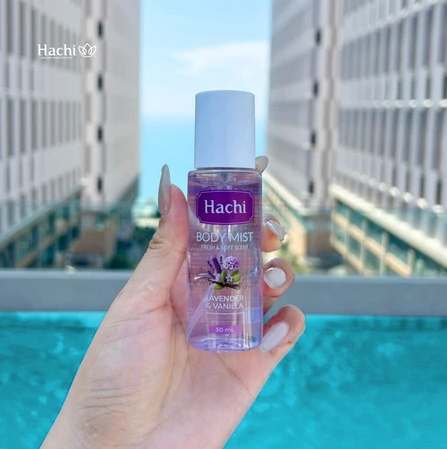HACHI LAVENDER & VANILLA BODY MIST (XỊT THƠM TOÀN THÂN HACHI LAVENDER & VANILLA) 50 ML