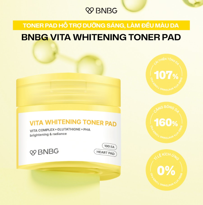 BNBG Vita Whitening Toner Pad (140ml)