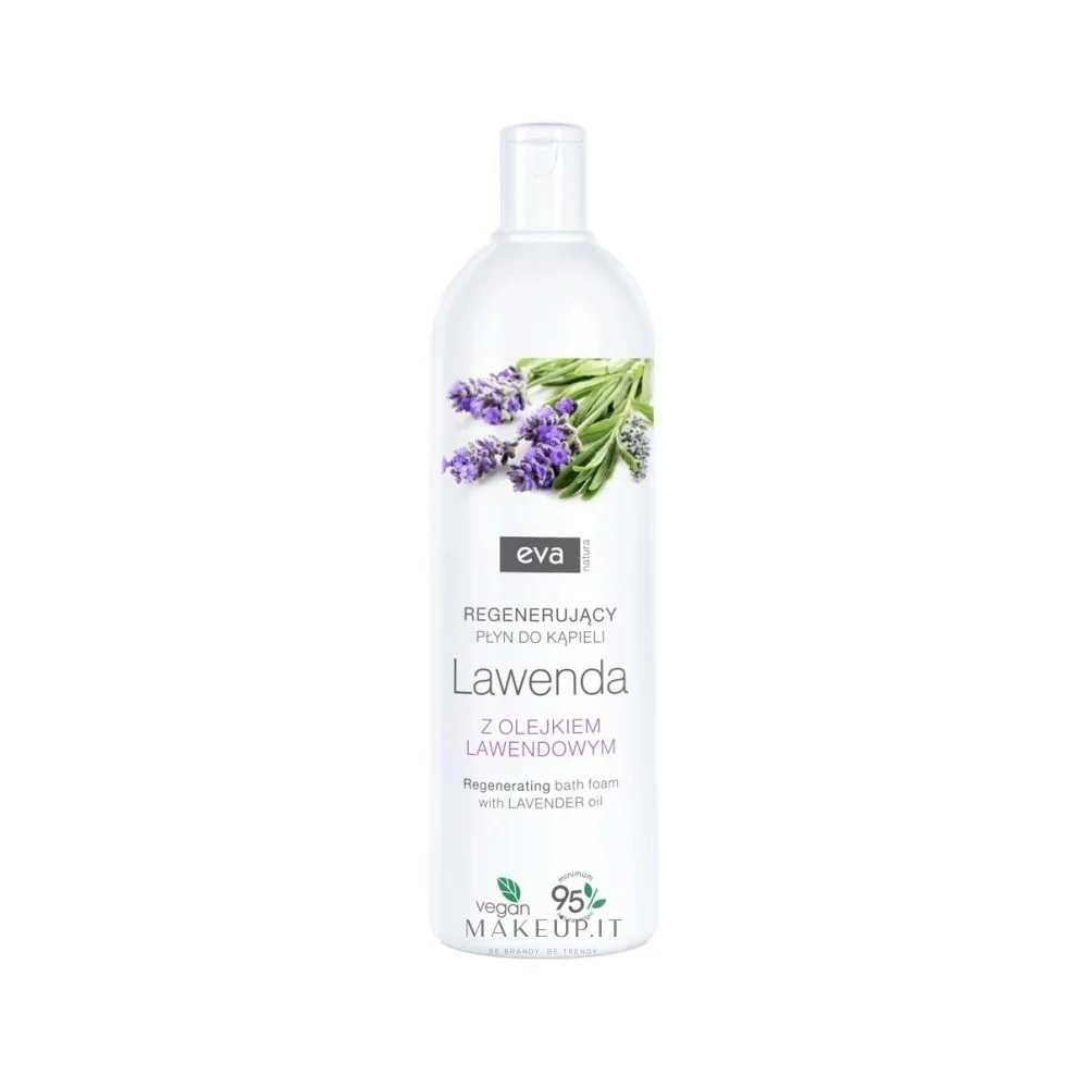 Eva Natura Regenerating Bath Foam With Lavender Oil 750ml - Gel tắm Oải hương Tái tạo