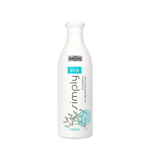 Eva Simply Shampoo For Dandruff-Prone Hair 500ml - Dầu gội Tầm gửi ngừa gàu