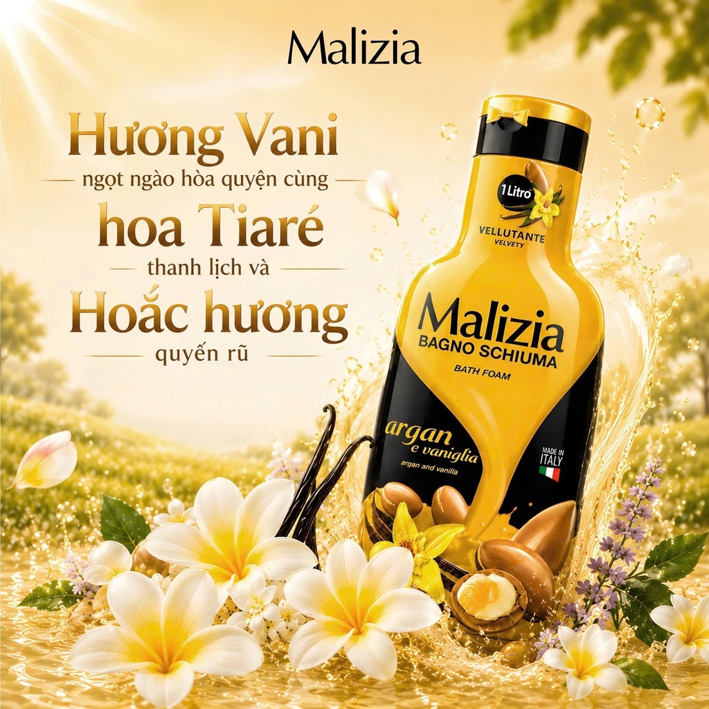 MALIZIA BAGNO SCHIUMA ARGAN