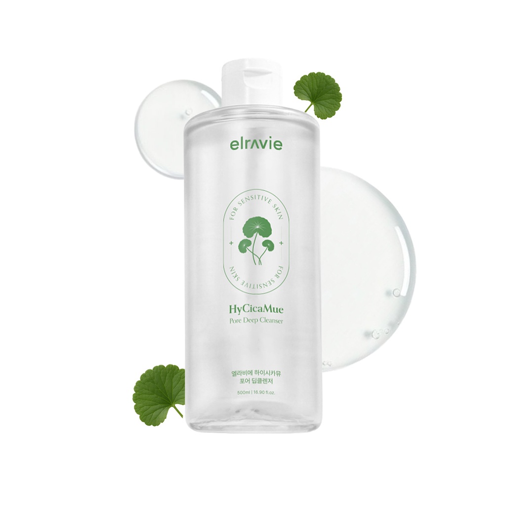 Ủ mụn làm sạch sâu Elravie Hycicamue Pore Deep Cleanser 500ml