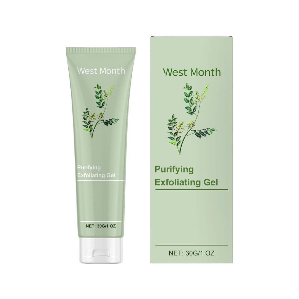 Gel tẩy tế bào chết purifying West Month cải thiện làn da xỉn màu và khô, làm sạch sâu lỗ chân lông và làm sáng da săn chắc