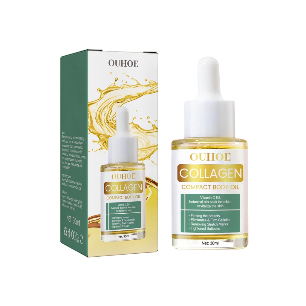 Dầu Body Collagen OUHOE, Dầu Chăm Sóc Sắc Đẹp Giúp Giảm Mỡ Cơ Thể và Tăng Độ Săn Chắc