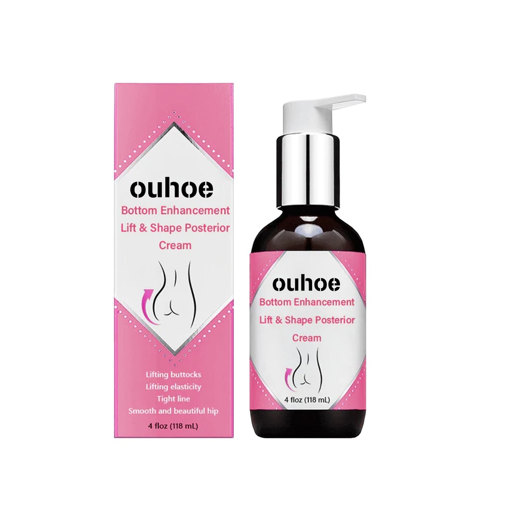 Kem OUHOE Plumpy Up, Nâng mông, Siết chặt và Tăng cường để làm nổi bật đường cong, Kem điều trị massage cơ thể và mông