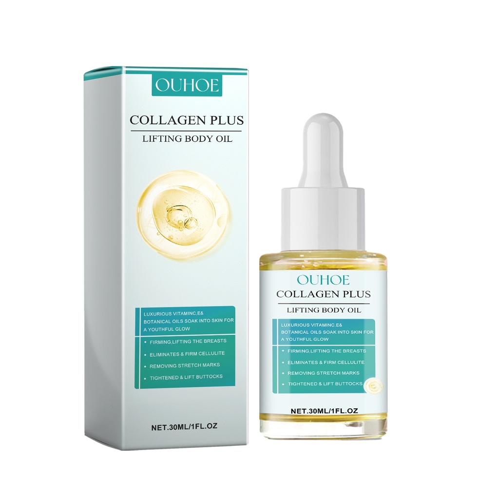 Dầu cơ thể collagen OUHOE, làm mịn da và dưỡng ẩm