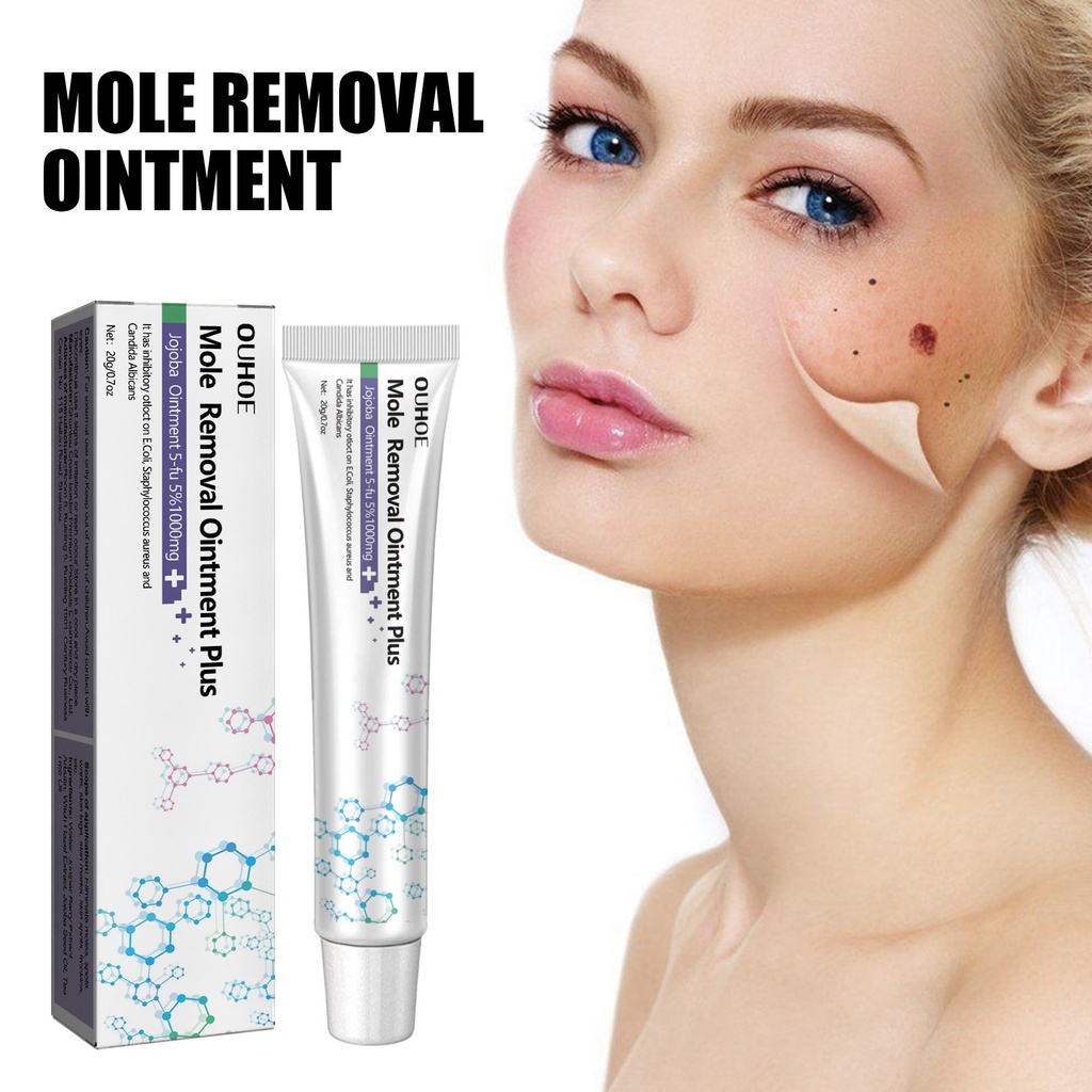 OUHOE Thuốc Mỡ Trị Mụn Cóc, Kem Chăm Sóc Da Dưỡng Ẩm và Làm Mịn