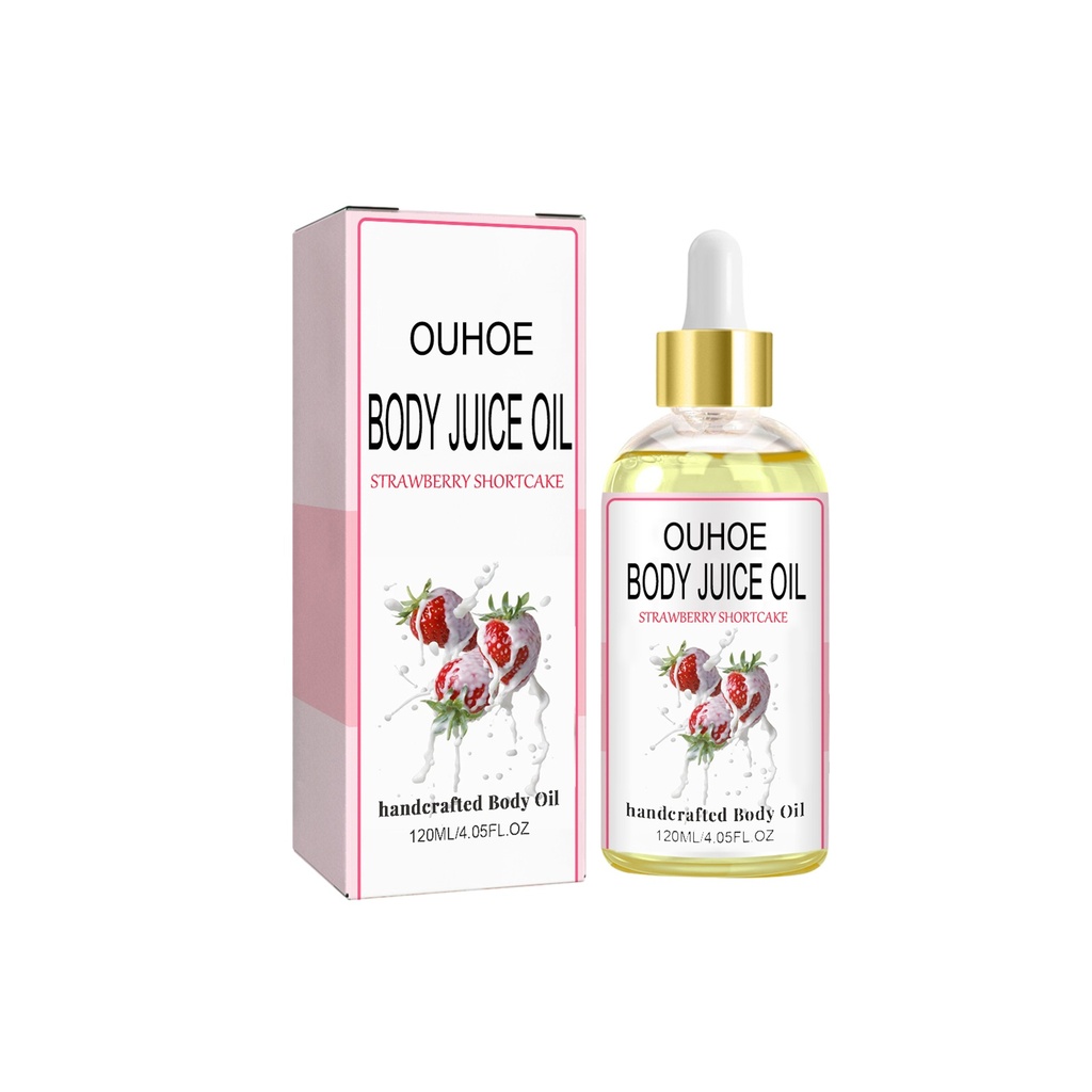 Tinh Chất Dâu Tây OUHOE, Cải Thiện Da Khô Và Giảm Ngứa Đen Da Body Oil