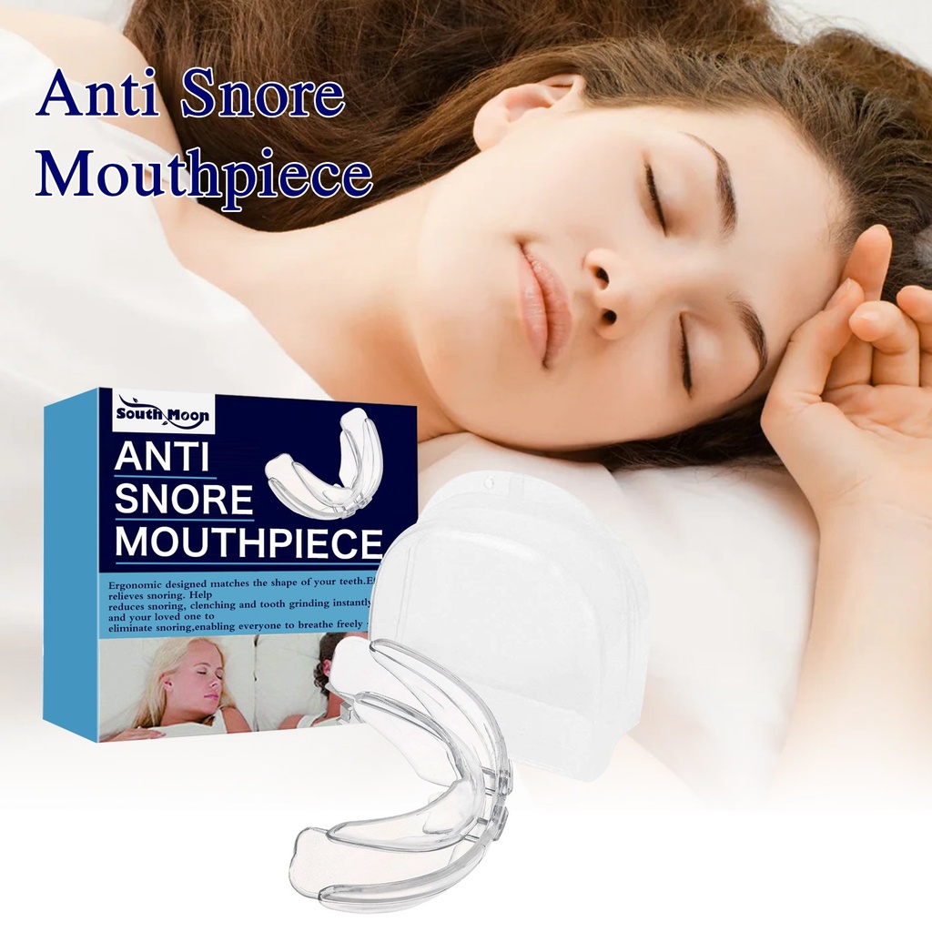 Miếng đệm chống ngáy South Moon, bảo vệ răng molar chống ngáy khi ngủ vào ban đêm.