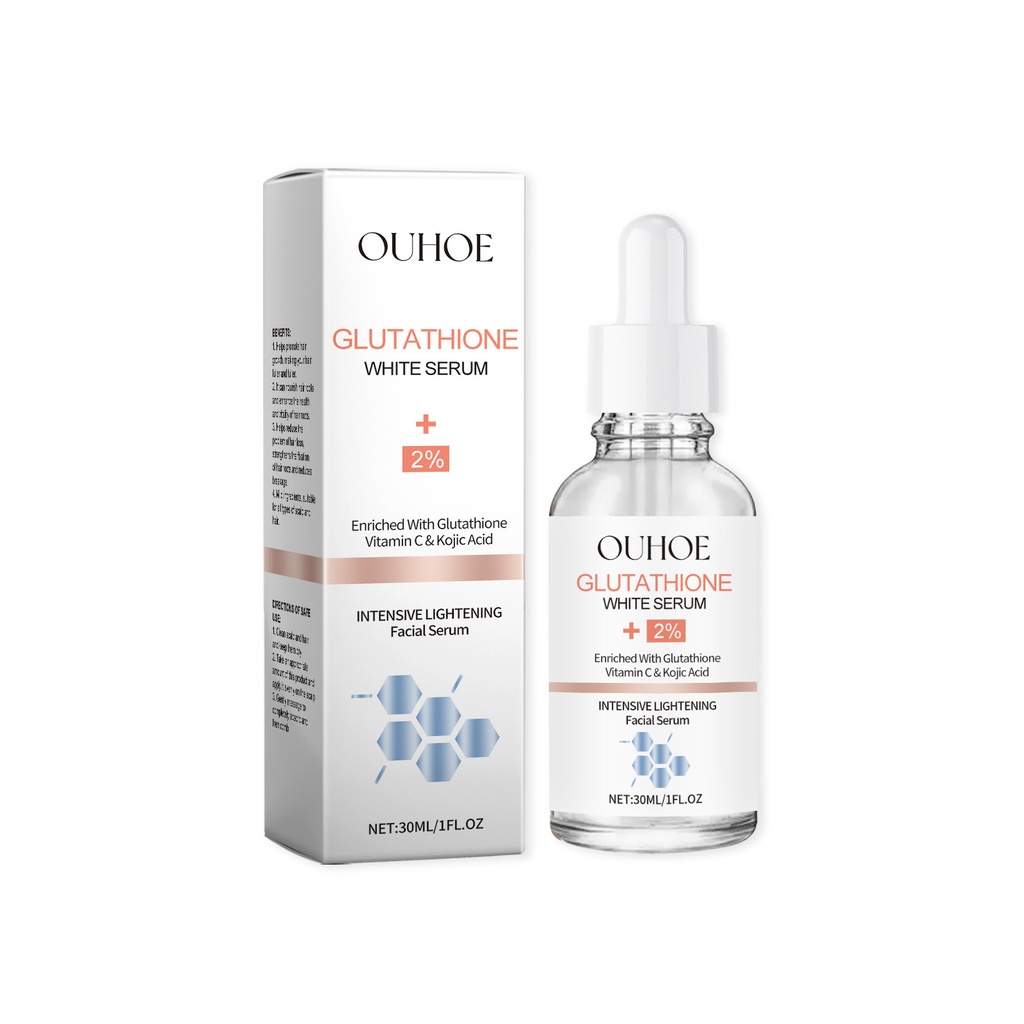 OUHOE Tinh Chất Glutathione Acid Kojic Giảm Nếp Nhăn Cấp Ẩm Sâu Dưỡng Da Trắng Sáng