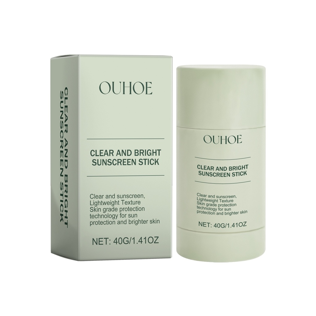 Bút bảo vệ trong suốt Ouhoe, bảo vệ UV ngoài trời mùa hè, không dính, di động