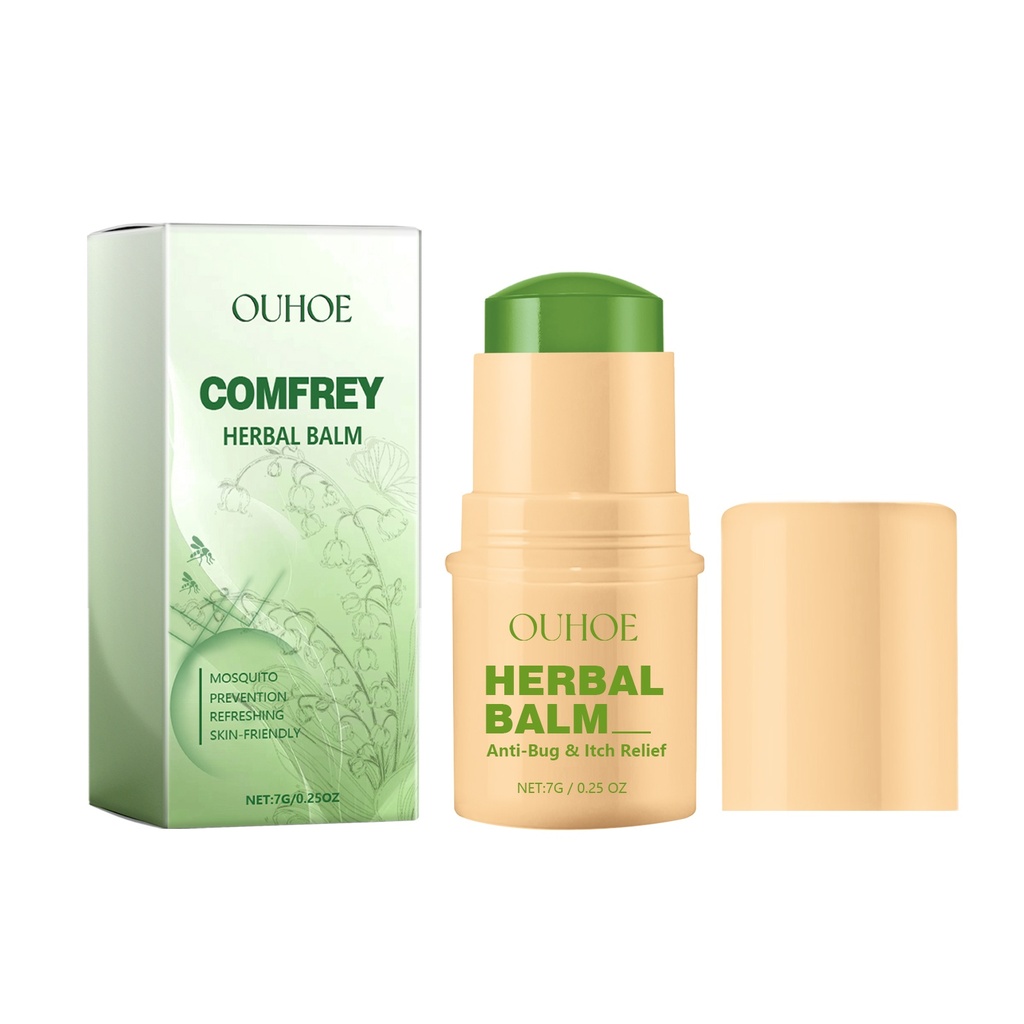 OUHOE Balsam thảo mộc Comfrey, Kem sửa chữa giảm ngứa khi bị muỗi đốt chỉ dành cho sử dụng bên ngoài