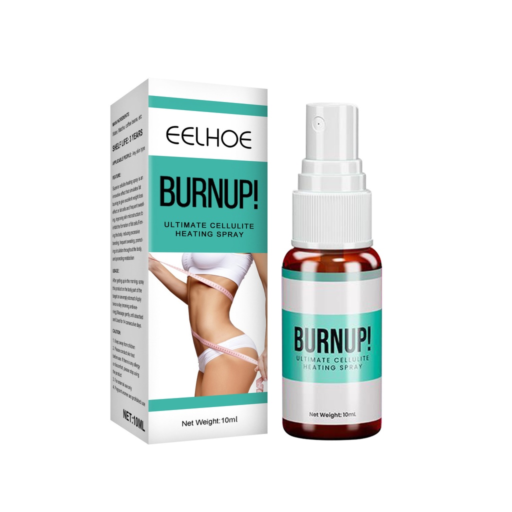EELHOE Xịt Chống Cellulite Nóng Cấp Cao, Xịt Giảm Cân Làm Chắc Cơ Bụng và Đùi Tạo Hình Da