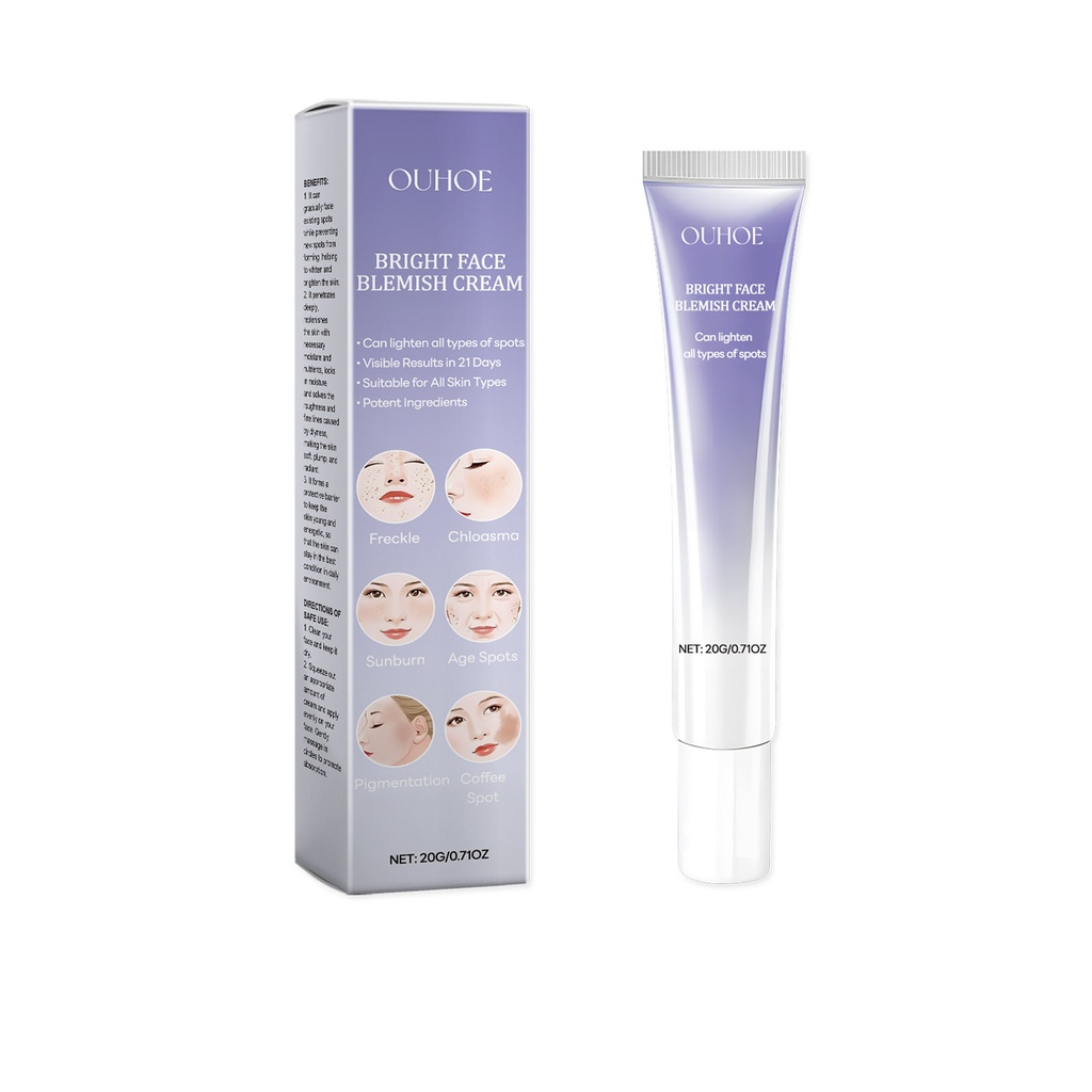 Kem Dưỡng Da Chăm Sóc Da Mặt Ouhoe, Giảm Mụn, Dưỡng Ẩm và Làm Mịn Da