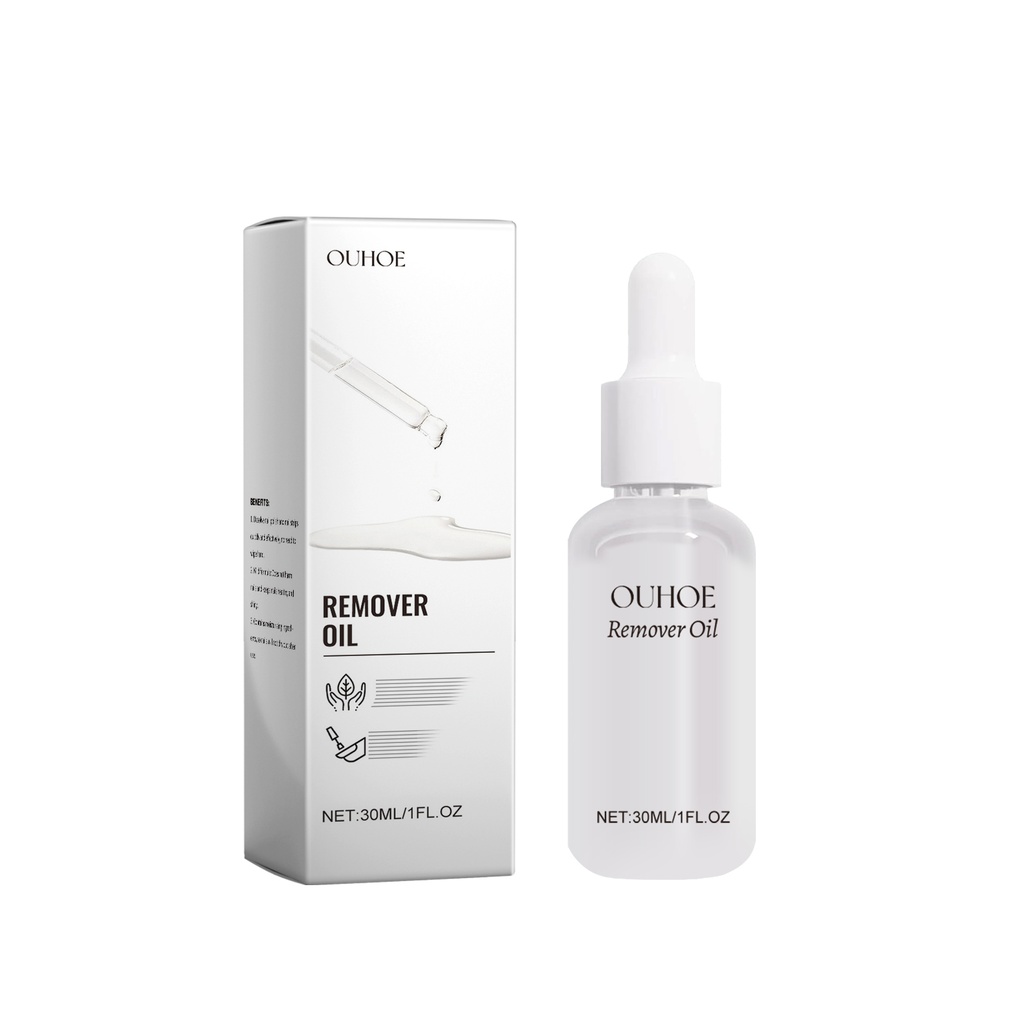 OUHOE Nước tẩy sơn móng tay, dung dịch làm tan keo móng, tẩy sơn móng tay, nước tẩy sơn móng tay nhẹ nhàng và các sản phẩm sơn móng tay