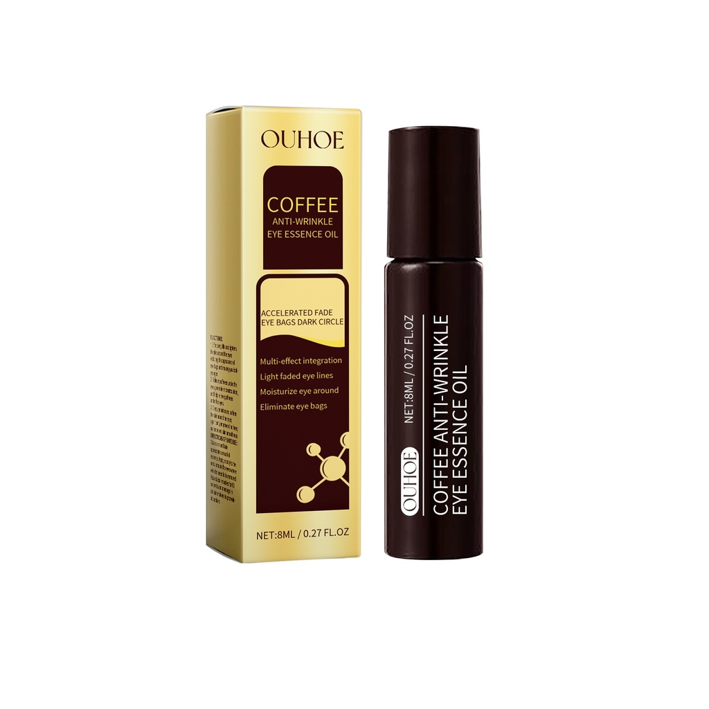 OUHOE Serum mắt chứa caffeine, Cung cấp độ ẩm nhẹ nhàng và làm săn chắc da quanh mắt