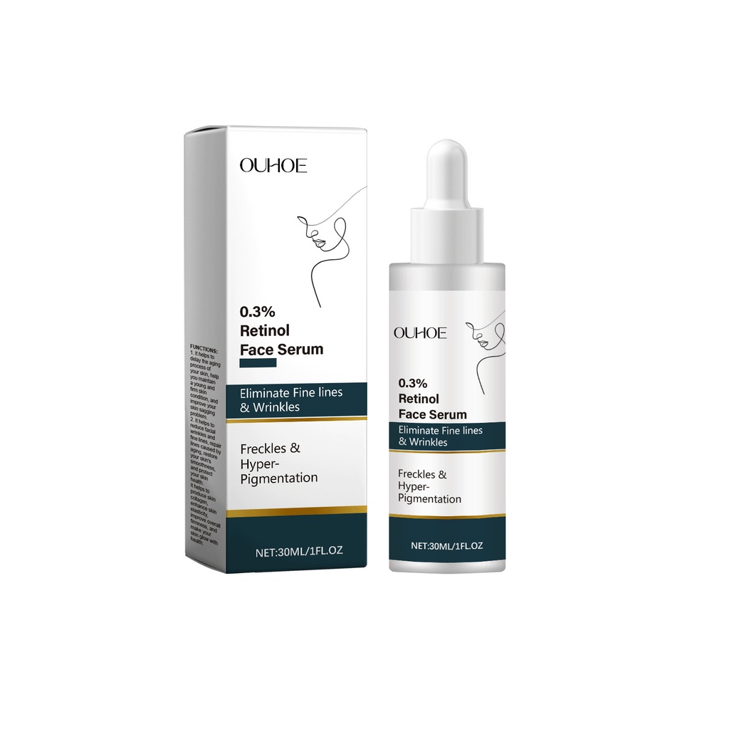 OUHOE Tinh Chất Mặt Retinol, Chăm Sóc Da Nhẹ Nhàng, Đàn Hồi, Nguyên Chất, Làm Sáng và Cung Cấp Độ Ẩm