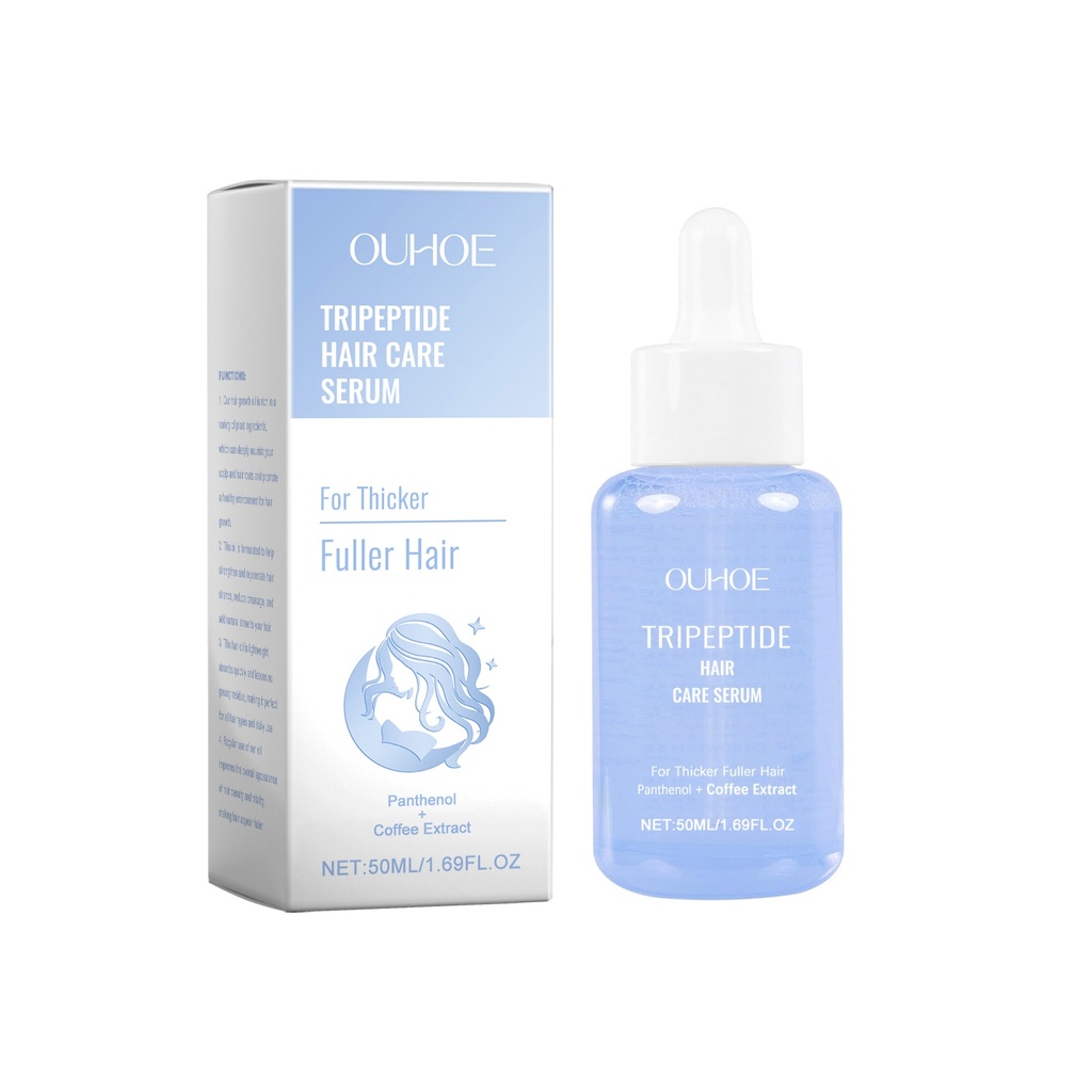 Serum chăm sóc tóc tripeptide OUHOE, nuôi dưỡng, làm mạnh, êm ái và cải thiện tóc xù