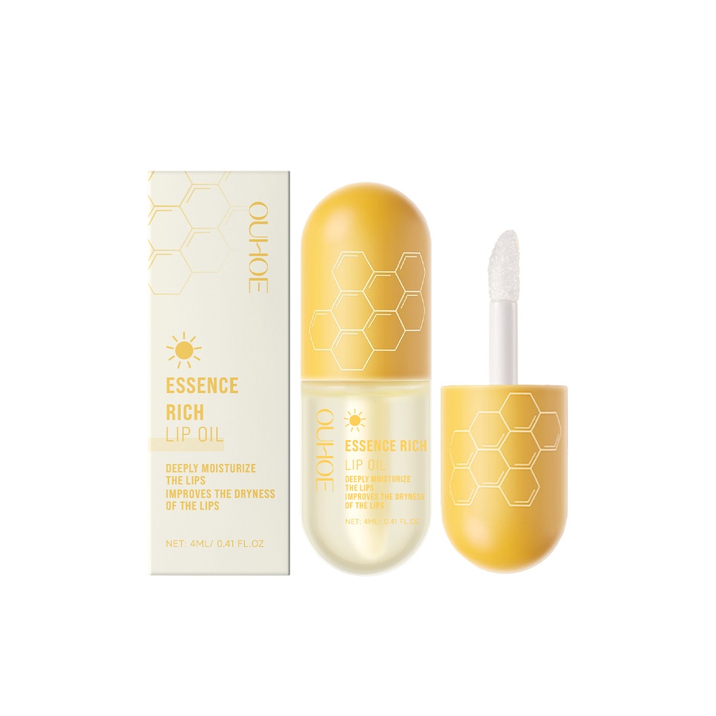 Dầu dưỡng môi OUHOE, dưỡng ẩm, cung cấp độ ẩm, làm mềm da môi, dưỡng ẩm, sửa chữa tinh tế