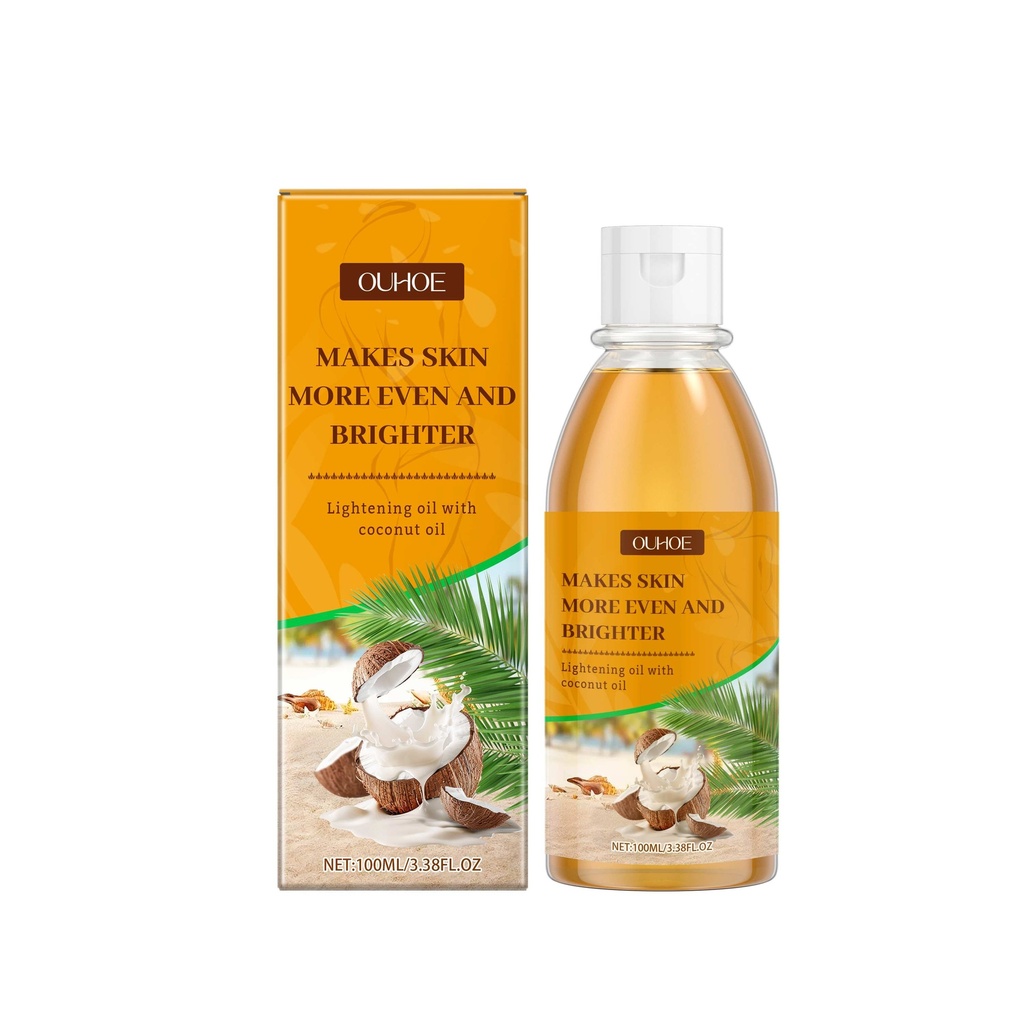 Dầu dưỡng sáng da bằng dừa OUHOE: Dưỡng ẩm, Tăng cường độ săn chắc, Làm sáng, Thư giãn, Khôi phục, Cung cấp độ ẩm, Dầu dưỡng làm mềm cho làn da khô