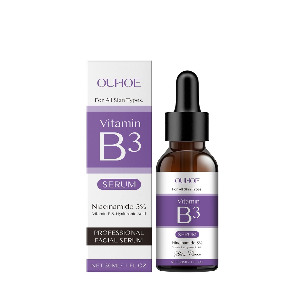 OUHOE Tinh Chất Dưỡng Ẩm Vitamin B3, Cung Cấp Ẩm Để Cải Thiện Làn Da Xỉn Màu, Lỗ Chân Lông Nhỏ Và Làm Chắc Da