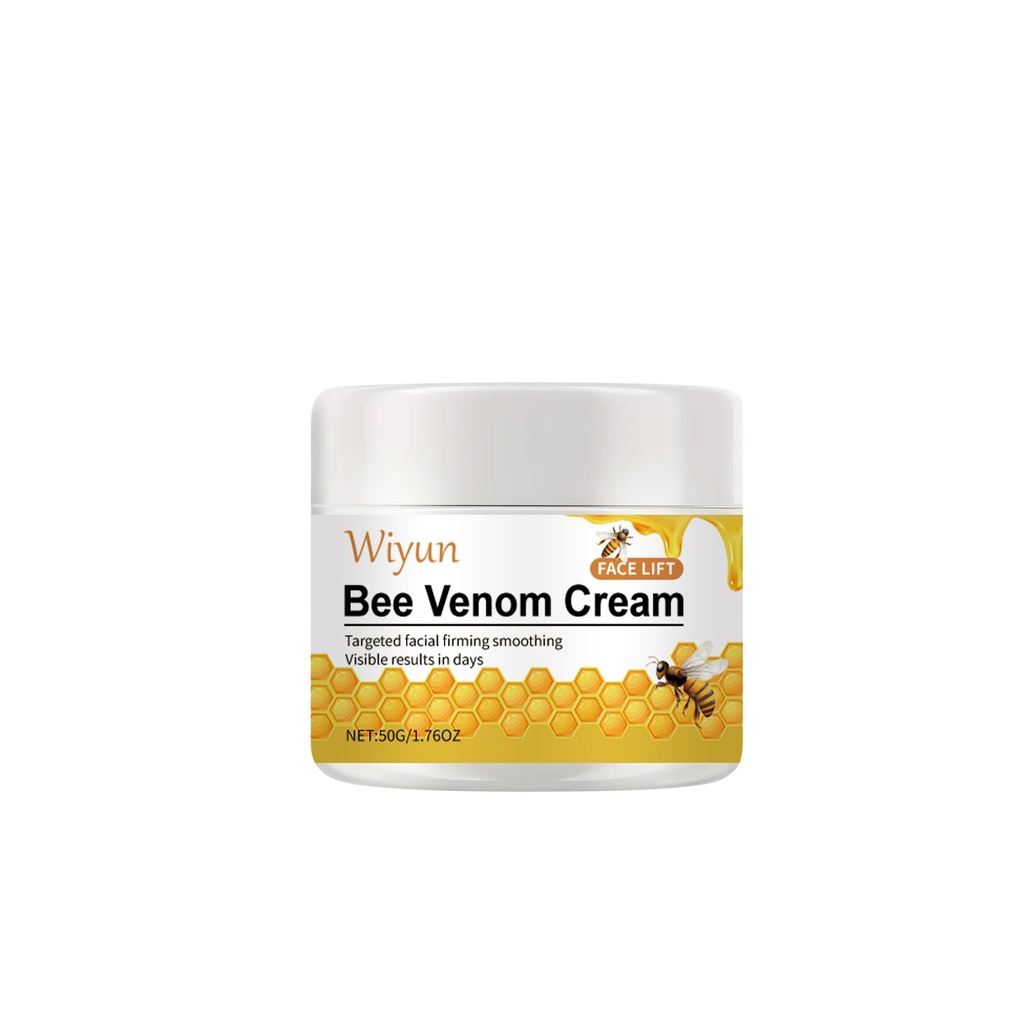 Kem nâng cơ Wiyun Bee Venom, làm săn chắc đường nét da, cung cấp độ ẩm sâu, dưỡng ẩm, làm sáng và cải thiện tông màu da xỉn màu