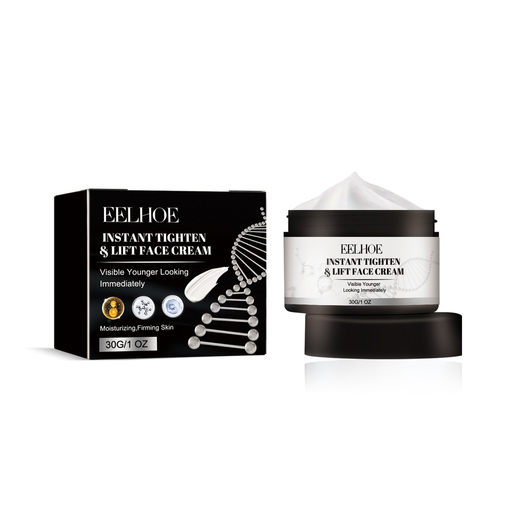 Kem cấp tốc EELHOE Instant Tighten& Lift cho mặt, Cải thiện sự xỉn màu, thô ráp và khô của kem dưỡng ẩm