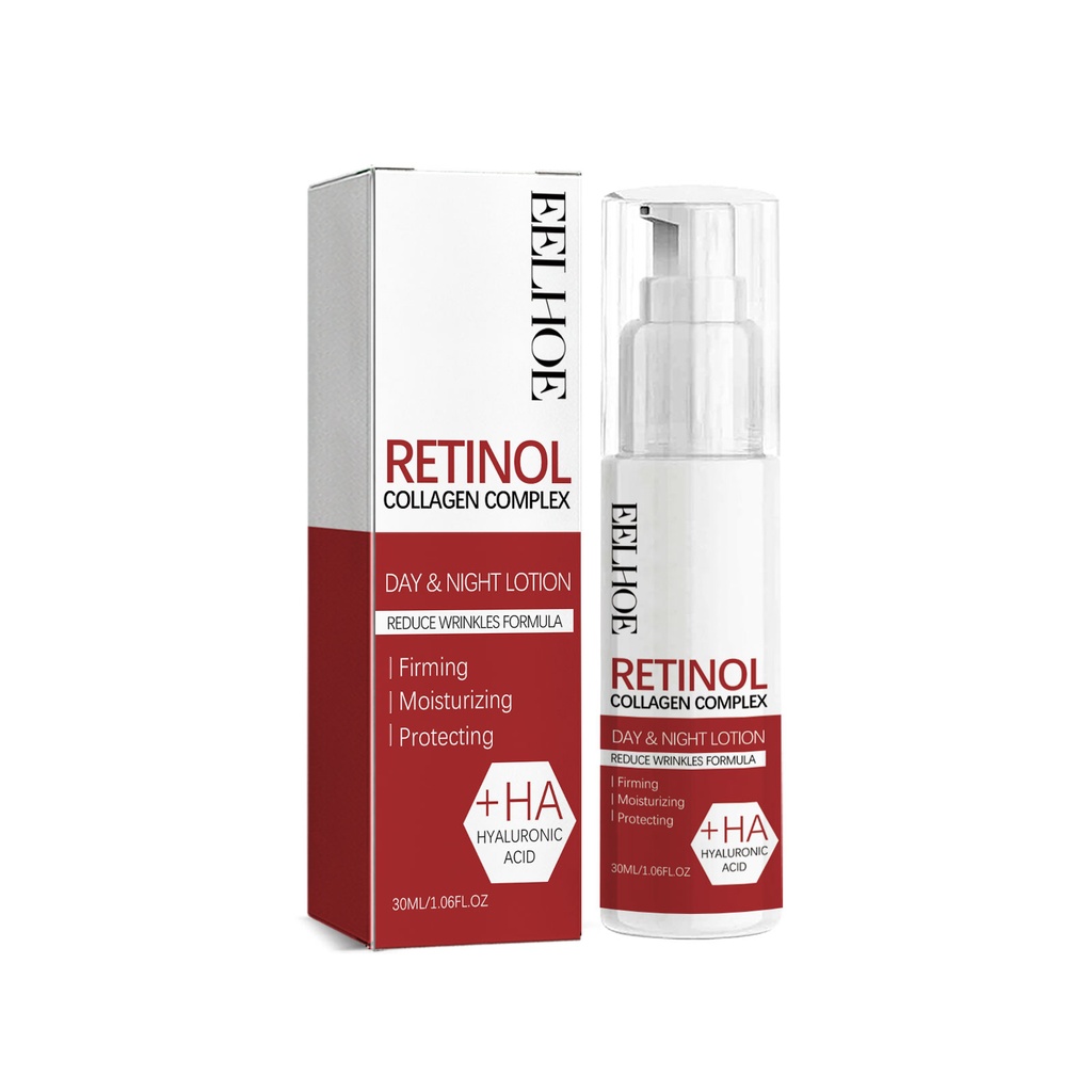 EELHOE Retinol Collagen Complex Dưỡng Chất Ngày & Đêm, Cấp Nước Cho Nếp Nhăn, Giữ Màu Sắc Da Tươi Sáng, Làm Chắc Da Chống Lão Hóa.
