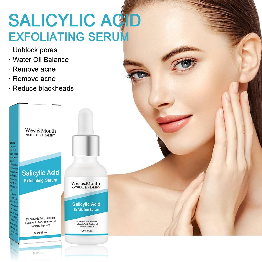 West&Month Essence Tẩy Tế Bào Chết AHA, Làm Sạch Sâu Lỗ Chân Lông, Tẩy Tế Bào Chết và Dưỡng Ẩm