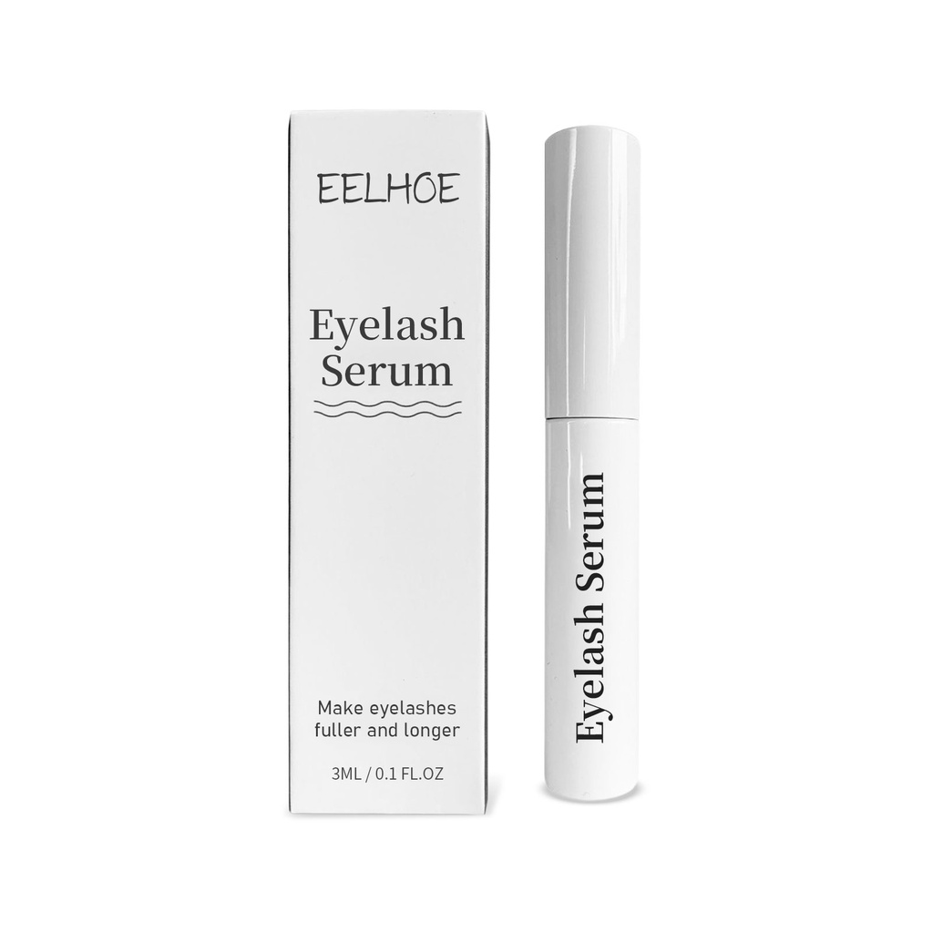 EELHOE Serum lông mi, làm đẹp tự nhiên, cong màu đen, dày, thon, dài, nhẹ nhàng, không dễ bám màu