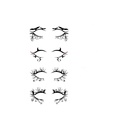 EELHOE Bút eyeliner Halloween đáng sợ, Bộ trang điểm tiệc thời trang cao cấp, Bút eyeliner Bat Spider trang trí