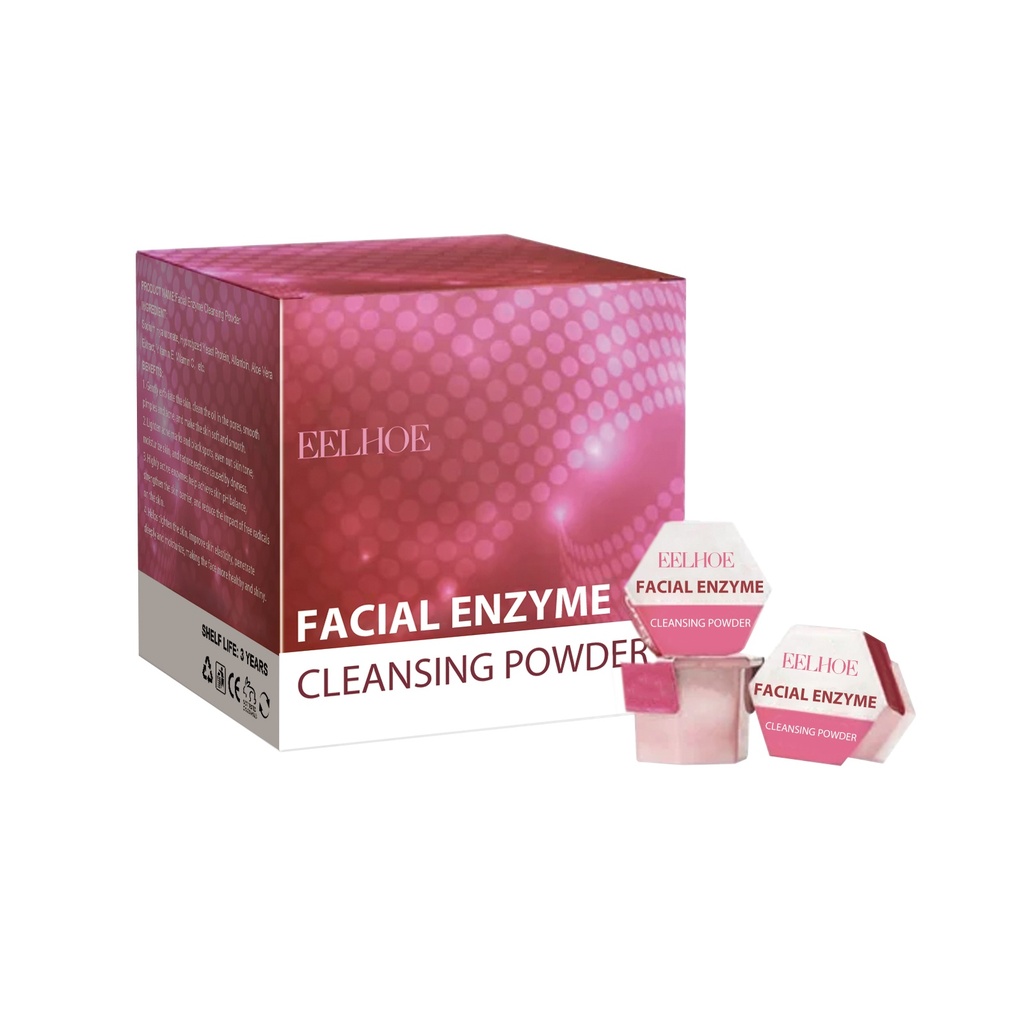 Sữa rửa mặt enzyme EELHOE, bột mặt nhẹ nhàng làm sạch và làm sáng các vết thâm, làm sạch nhẹ nhàng lỗ chân lông