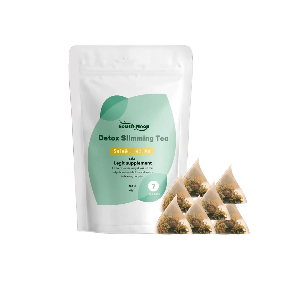 Trà giảm cân detox South Moon, nam trí thức gọn gàng, dáng nhỏ bụng, thon thả