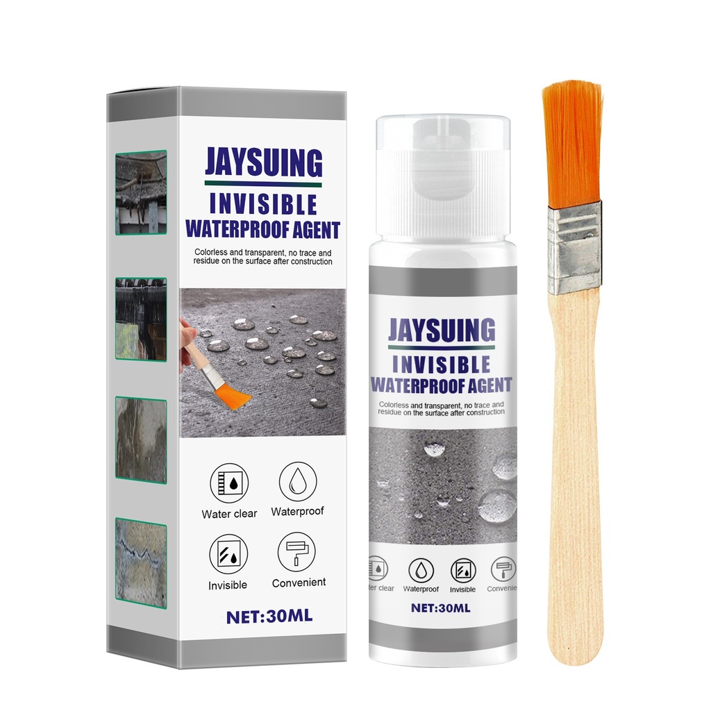 Chất bịt kín chống thấm Jaysuing Sửa chữa rò rỉ (30ml) Phun tự động đa dụng Chất bịt kín chống thấm cho tường và mái