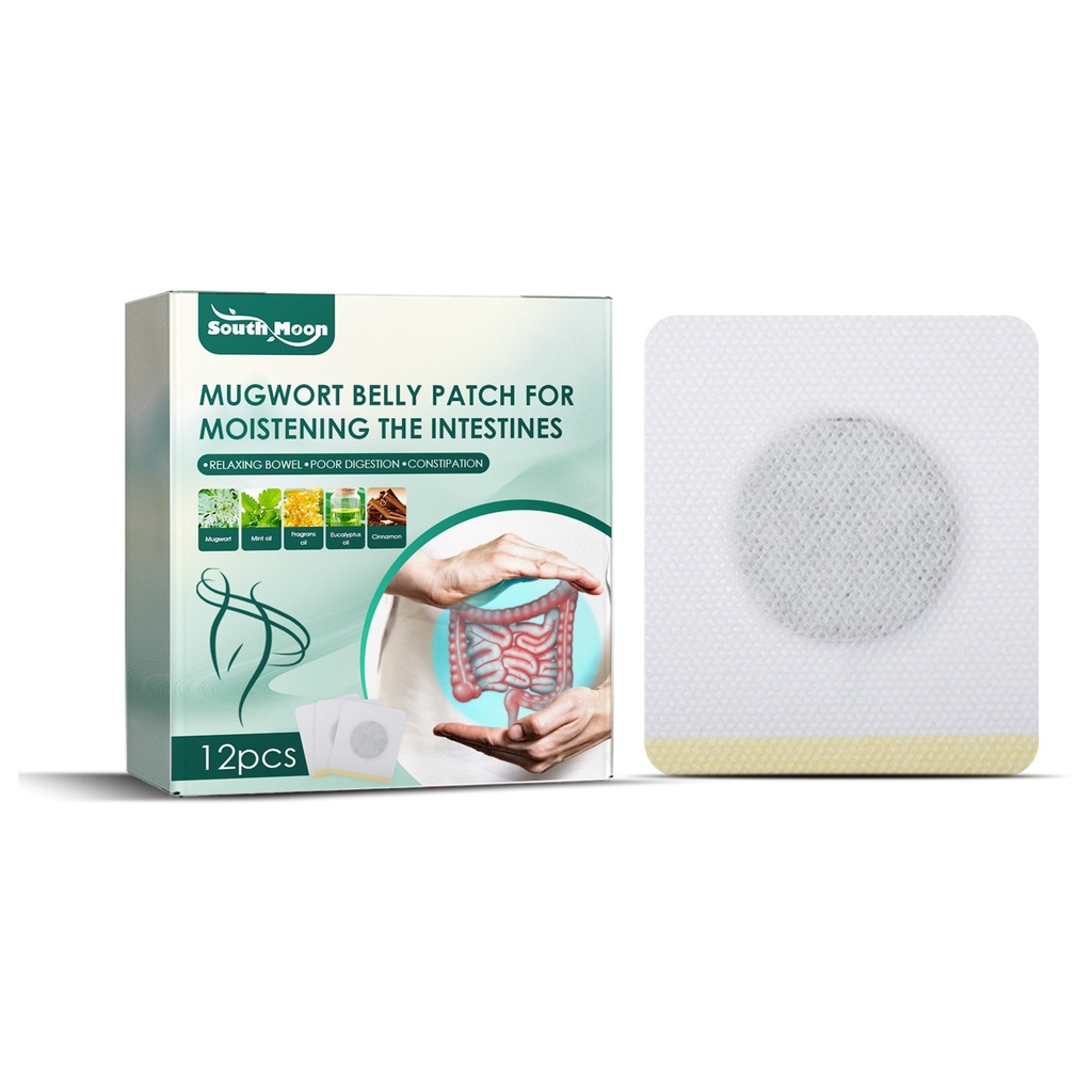 Miếng dán bụng ngải cứu South Moon để làm ẩm ruột, chăm sóc tiêu hóa, thảo dược hình thành cơ thể giảm cân, miếng dán rốn