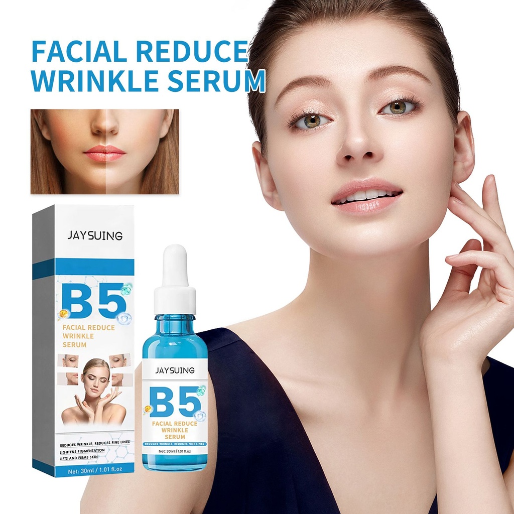 Serum trị nếp nhăn B5 Jaysuing, Cung cấp độ ẩm, Làm chặt và Làm sáng da, Ngăn ngừa lão hóa