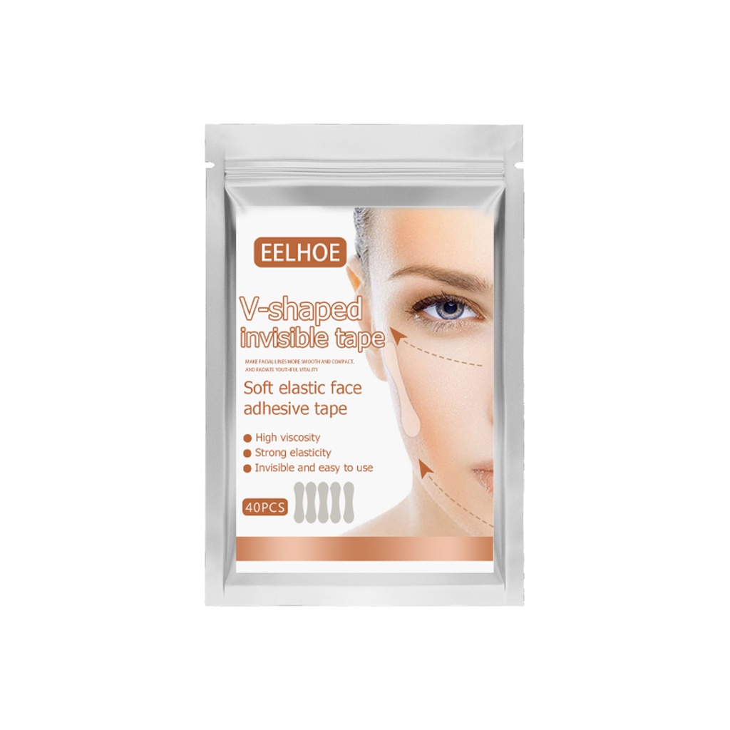 EELHOE Băng Keo V Hình Vô Hình, Băng Keo Vô Hình Nhám Nâng và Siết Chặt Cằm Kép V Melon Seed Face Lift