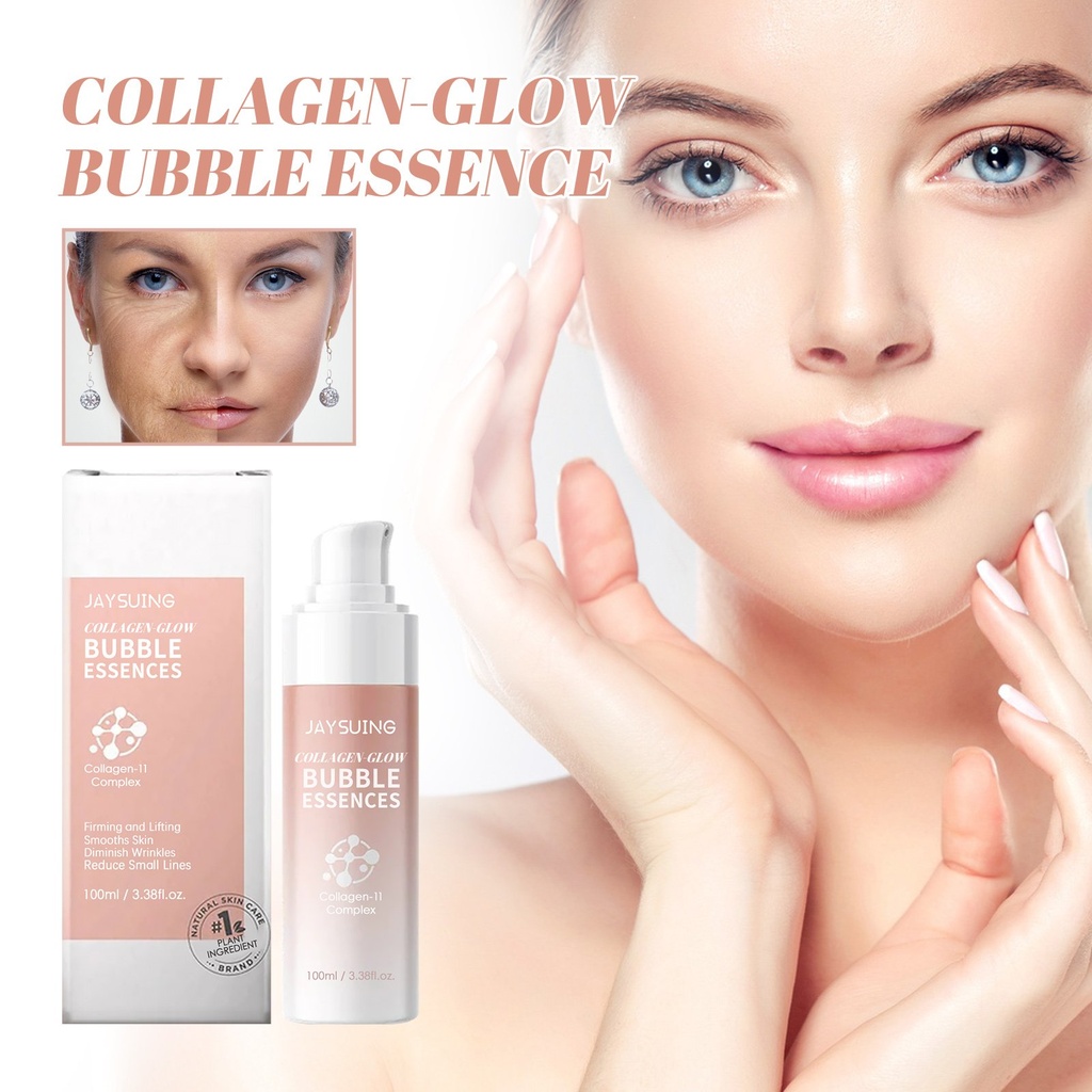 Essence Bọt Nhẹ Collagen Jaysuing, Sửa Chữa Da Mặt Tối, Chống Nhăn, Essence Làm Đẹp Dưỡng Ẩm