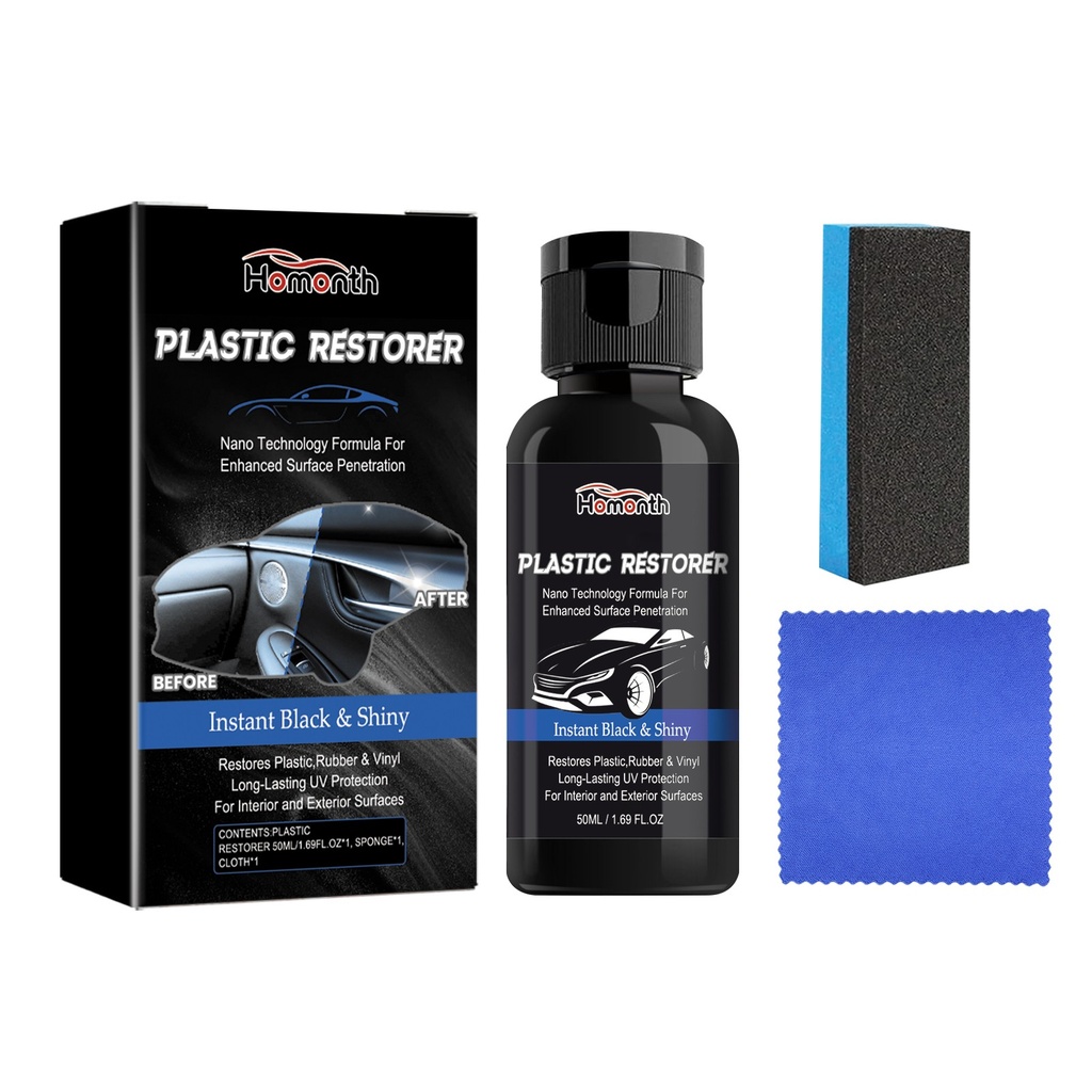 Homonth Plastic Restorer, Chất tẩy rửa nội thất xe, Duy trì bảo trì, bóng và khử trùng.