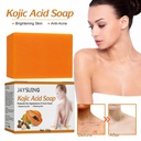 Xà phòng axit kojic Jaysuing, làm sạch, giữ ẩm và làm sáng da, làm sáng các vết đốm, xà phòng chăm sóc da tẩy tế bào chết