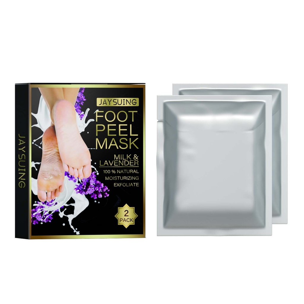 Mặt Nạ Tẩy Da Chết Massage Chân Jaysuing Lavender Chăm Sóc Chân Tẩy Da Chết Cấp Nước, Cấp Nước, Chống Nứt Nẻ Và Dưỡng Ẩm Da