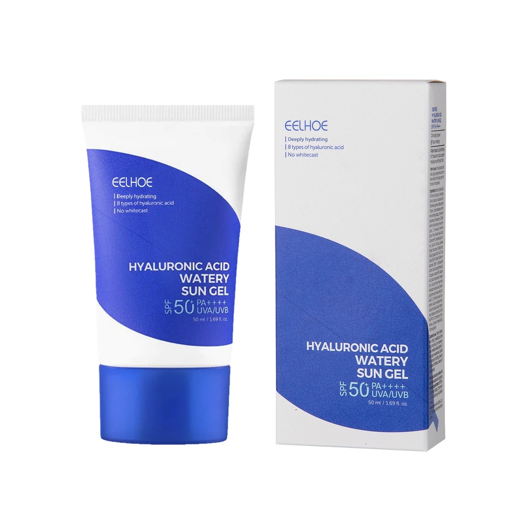 EELHOE Hyaluronic Acid Hydrating Protective Gel Dưỡng ẩm gel bảo vệ mùa hè ngoài trời, cấp nước, làm mát, không dính, bảo vệ UV