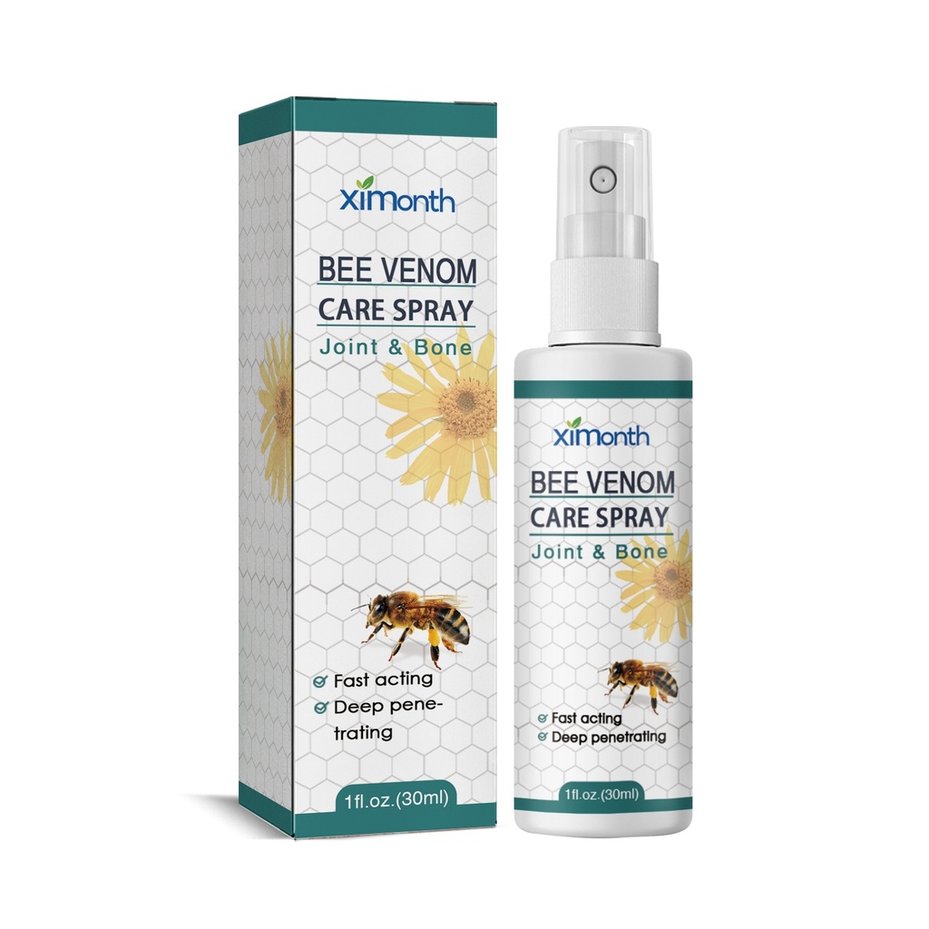Ximonth Bee Venom Joint Spray, Giúp giảm đau tay chân, xương, đầu gối, đốt sống thắt lưng, đau khớp do ngồi lâu.