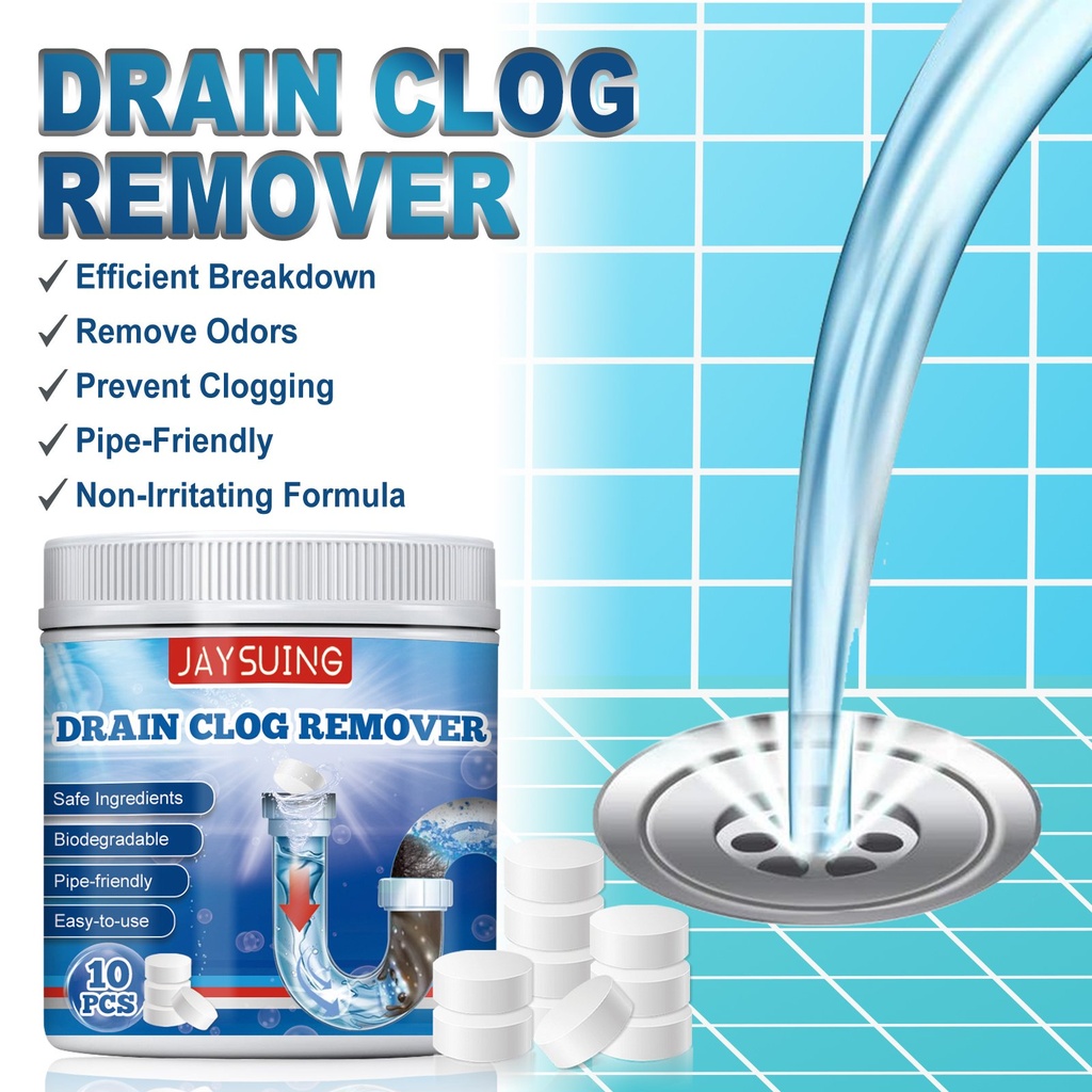 Viên sủi diệt tắc cống Jaysuing, nhà bếp và nhà vệ sinh ngăn tắc vệ sinh