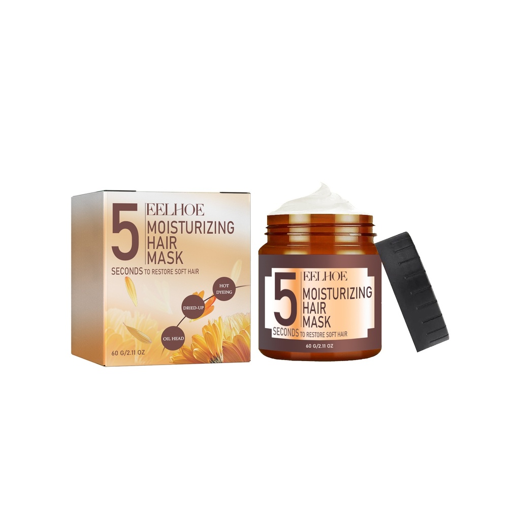 EELHOE Mặt Nạ Tóc Dưỡng Ẩm, Sửa Chữa Tóc Khô Sâu, Mặt Nạ Làm Mượt Tóc Chia Đuôi