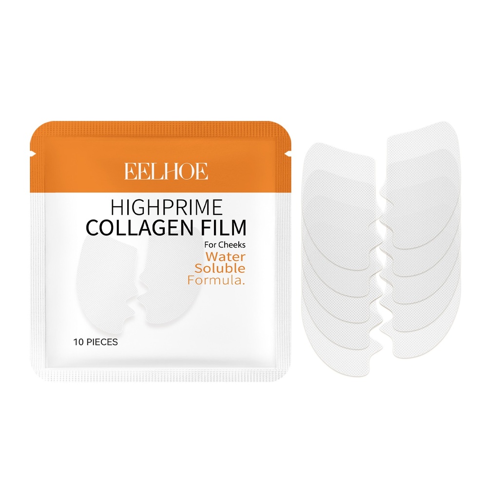 EELHOE High Prime Collagen Film Cho Má, Giảm Nếp Nhăn, Gọi Tyra Cung Cấp Độ Ẩm Cho Da Mặt