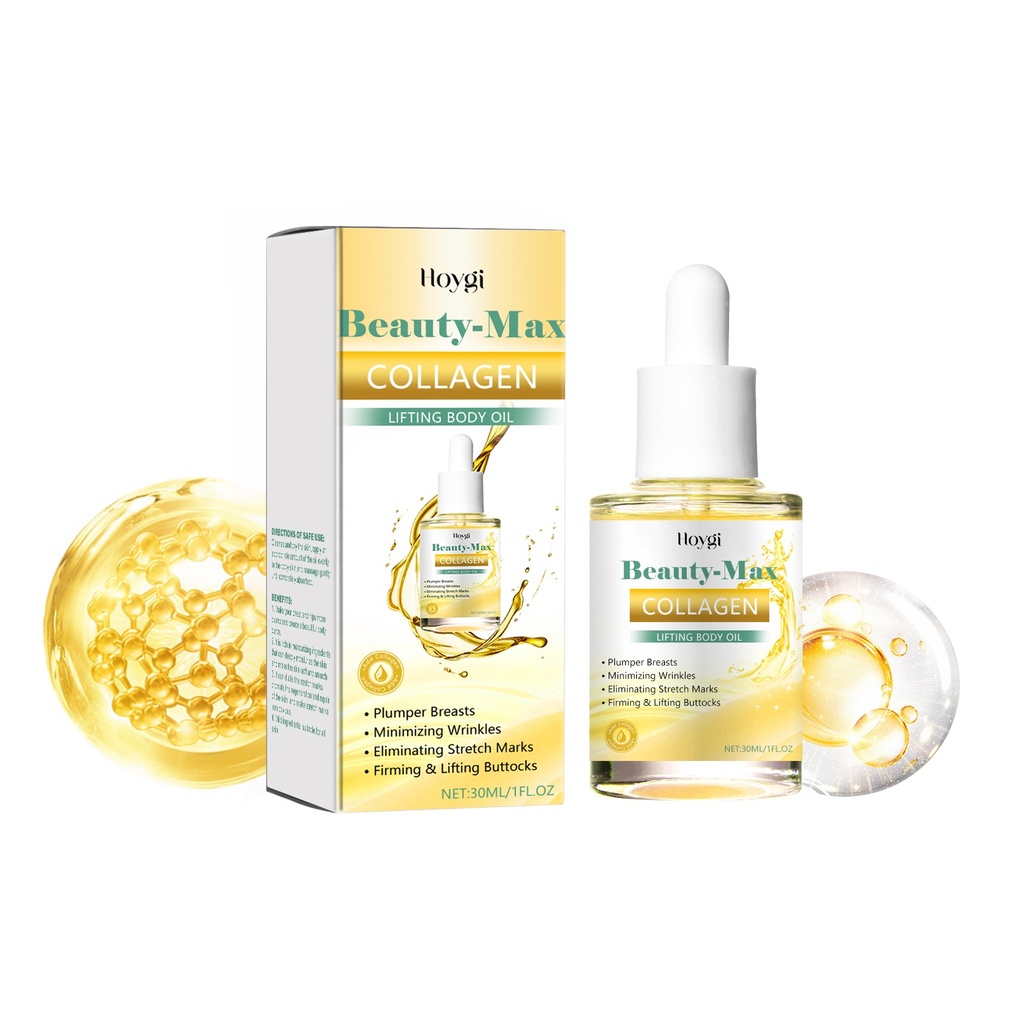 Dầu Thoa Cơ Thể Nâng Cơ Collagen Hoygi, Chống Chảy Xệ, Giảm Cân và Chống Rạn Da Trong Thai Kỳ