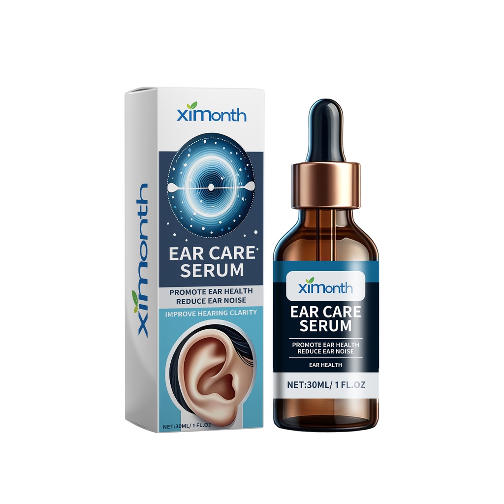 Serum Chăm Sóc Tai Ximonth, Giảm Chóng Mặt Tinnitus, Đau Sau Tai, Khó Chịu Nghe, Làm Sạch Nghẹt Tai