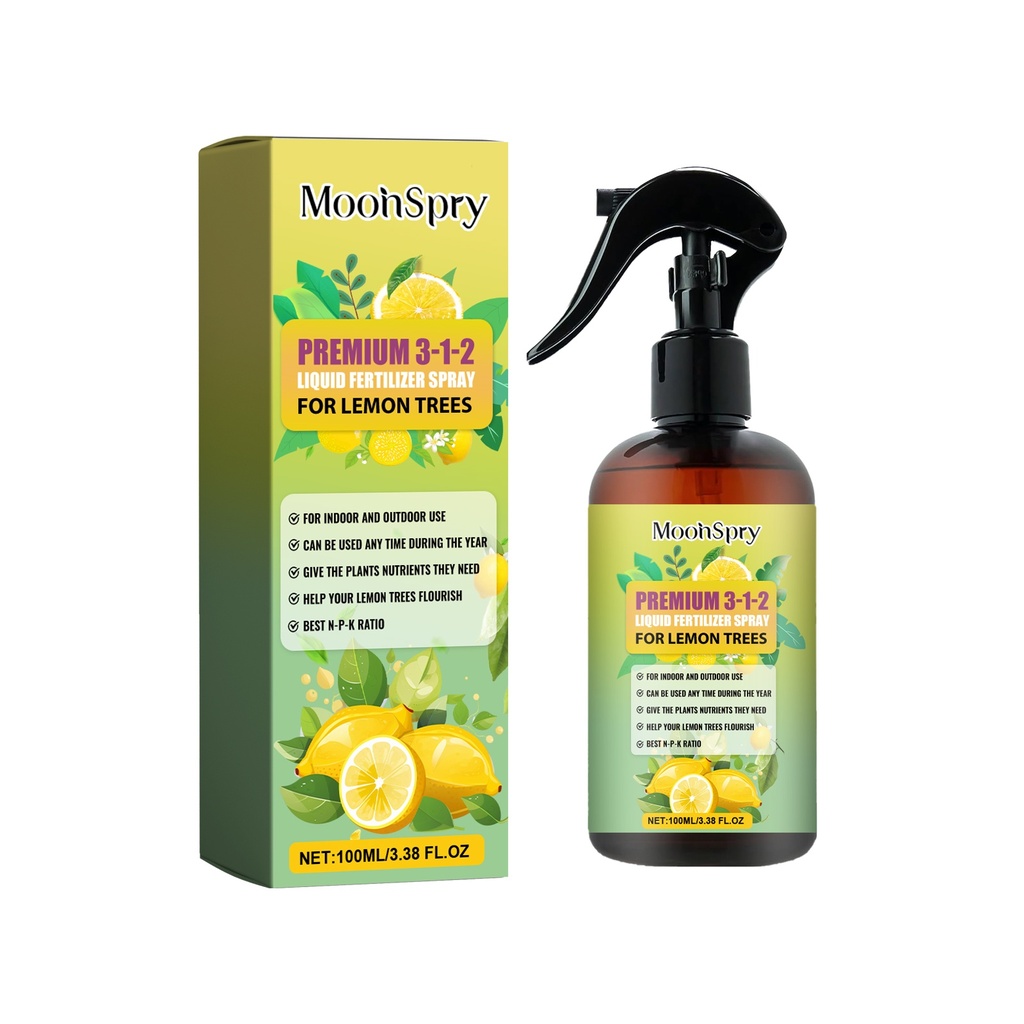 Bình xịt phân bón hữu cơ lỏng MoonSpry Premium 3-1-2 cho cây chanh