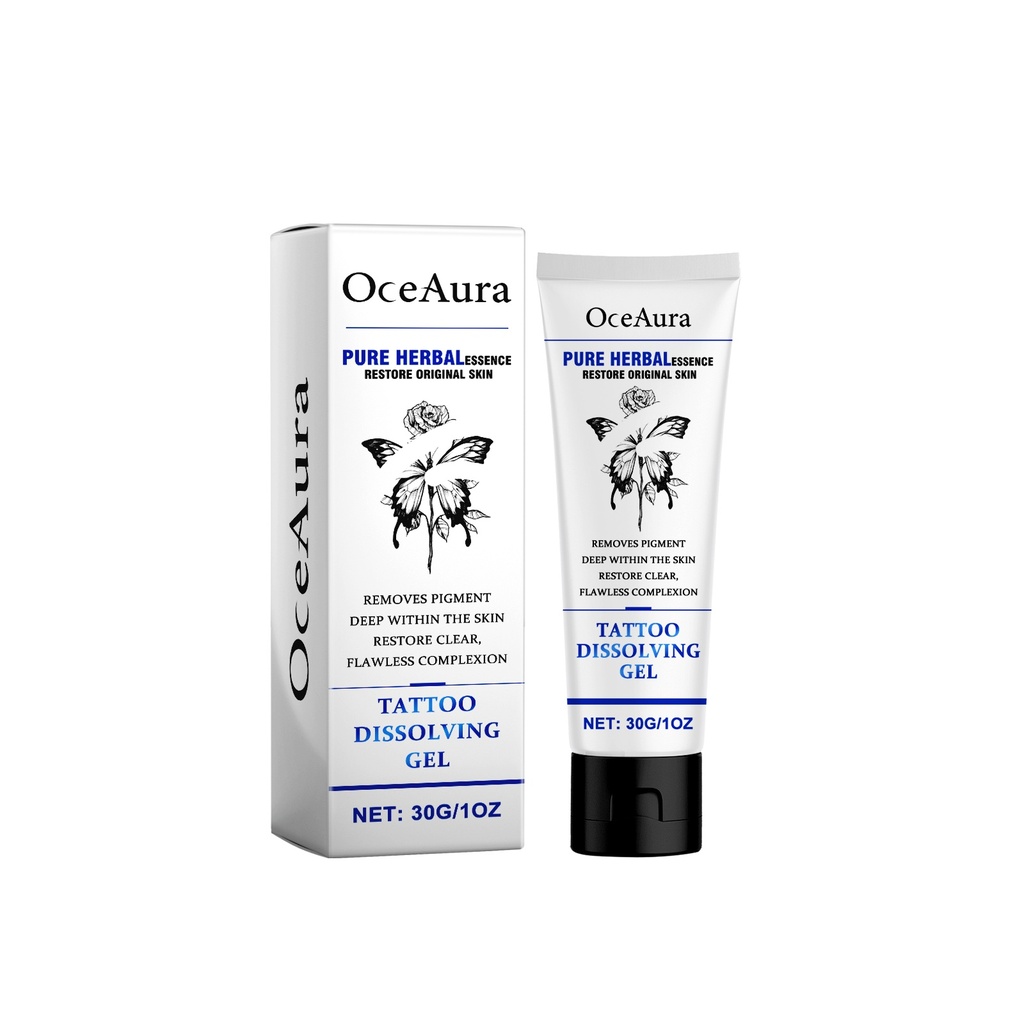 OceAura Gel Giải Tán Hình Xăm, Kem Dưỡng Ẩm Sửa Chữa Da Hình Xăm